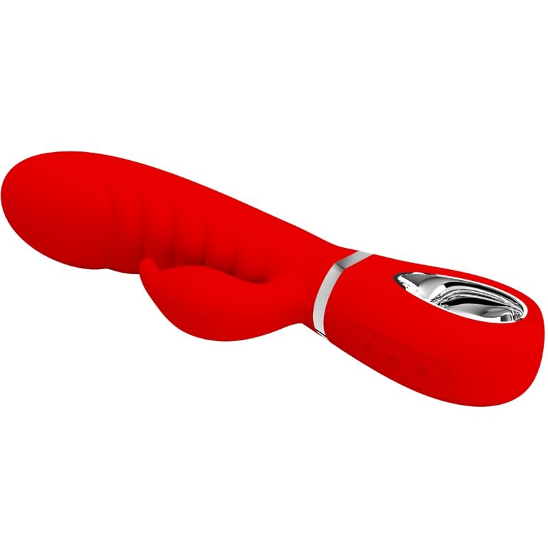 PRETTY LOVE - PRESCOTT MULTIFUNCTION G - SPOT VIBRATOR RED - Kink&Play