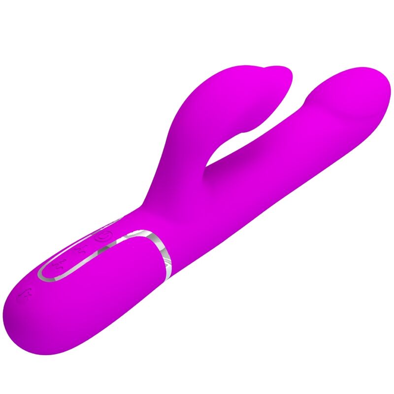 PRETTY LOVE - RABBIT VIBRATOR PEARLS VIOLET - Kink&Play