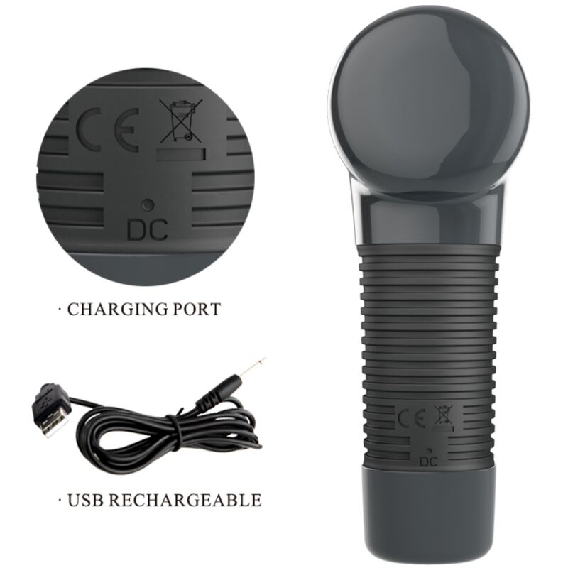 PRETTY LOVE - RECHARGEABLE MASSAGER 7 FUNCTIONS 5 SPEEDS - Kink&Play
