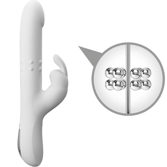 PRETTY LOVE - REESE VIBRATOR WITH SILVER ROTATION - Kink&Play