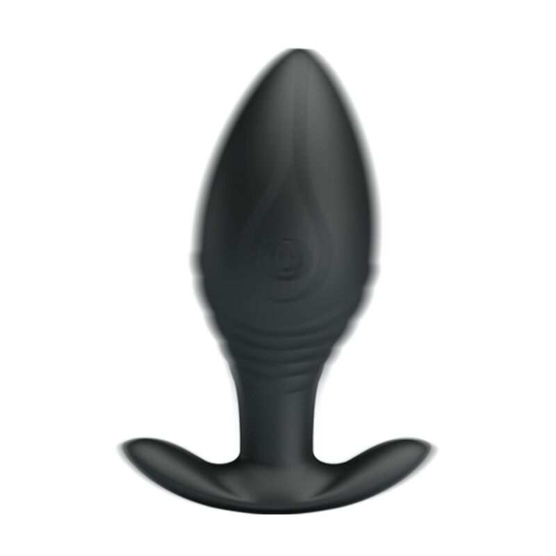 PRETTY LOVE - REGINA ANAL PLUG RECHARGEABLE VIBRATOR BLACK - Kink&Play