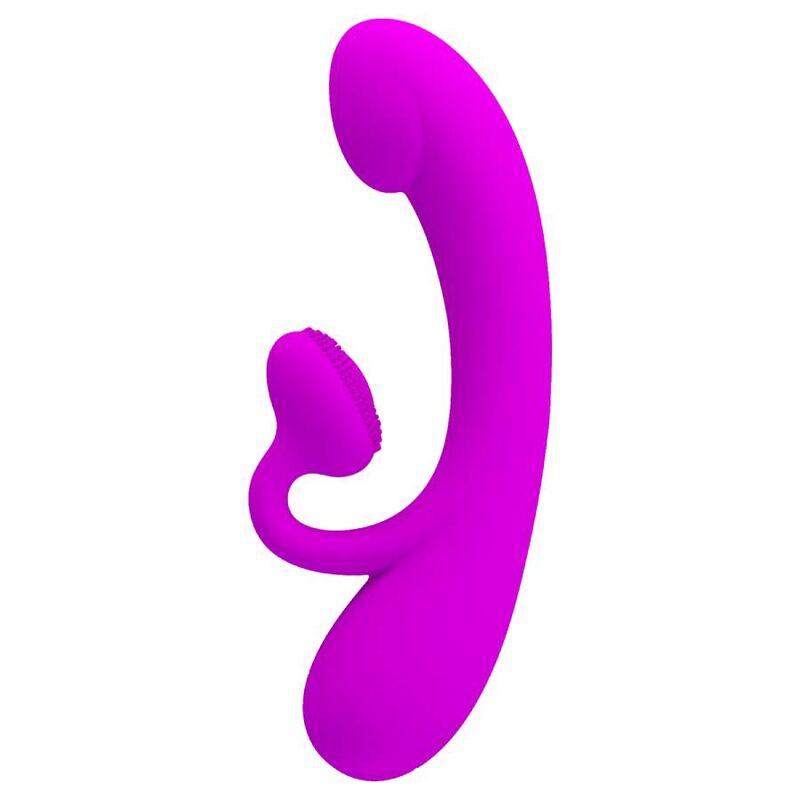 PRETTY LOVE - SINCERE VIBRATOR AND CLITORAL STIMULATING WAVES PURPLE SILICONE - Kink&Play