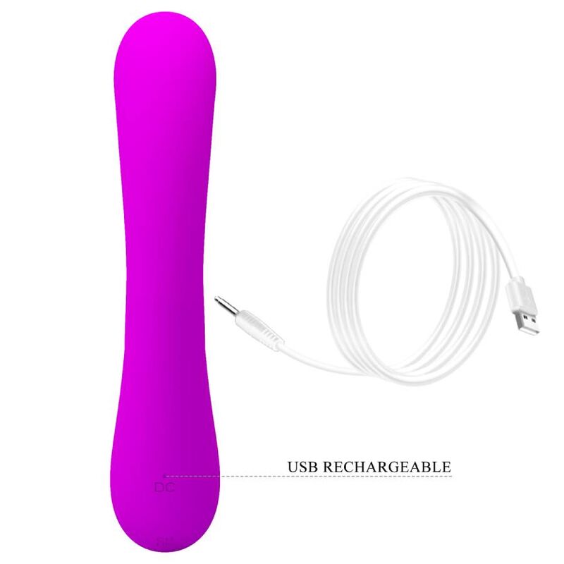 PRETTY LOVE - SINCERE VIBRATOR AND CLITORAL STIMULATING WAVES PURPLE SILICONE - Kink&Play
