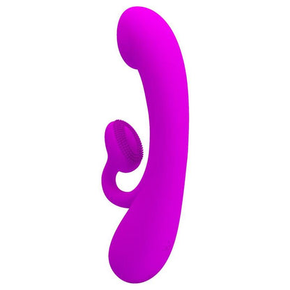 PRETTY LOVE - SINCERE VIBRATOR AND CLITORAL STIMULATING WAVES PURPLE SILICONE - Kink&Play