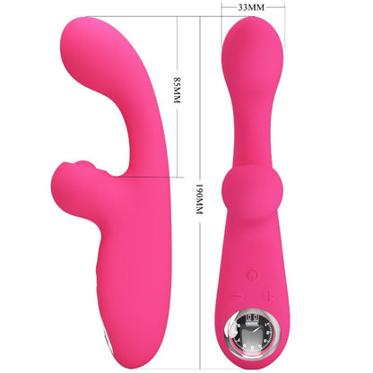 PRETTY LOVE - SKYLAR PINK STIMULATOR VIBRATOR - Kink&Play