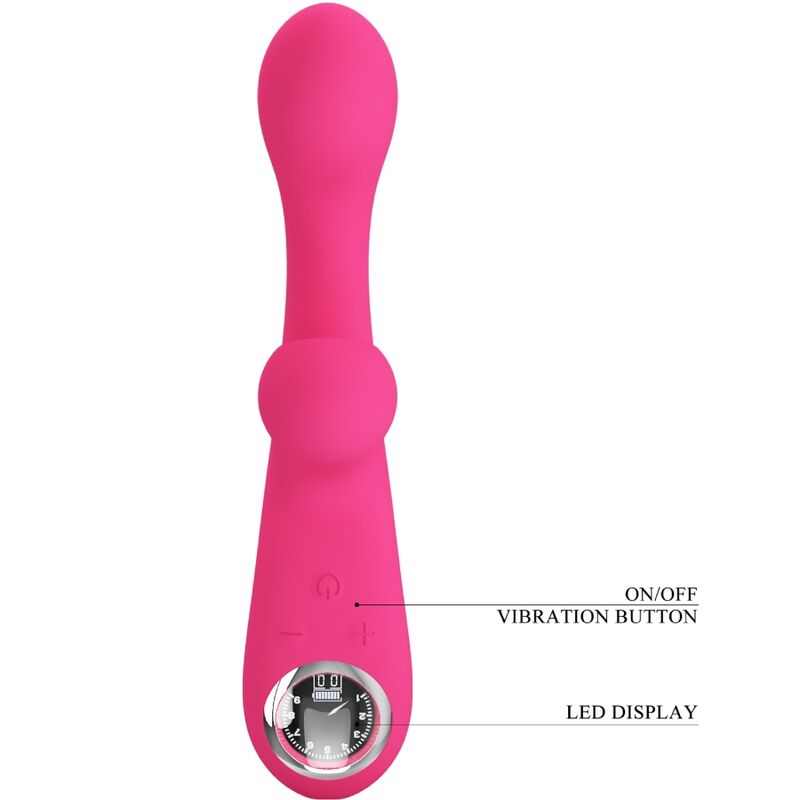 PRETTY LOVE - SKYLAR PINK STIMULATOR VIBRATOR - Kink&Play