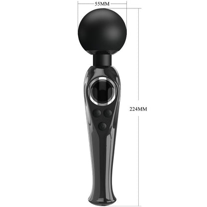 PRETTY LOVE - SKYLER VIBRATOR WAND BLACK - Kink&Play