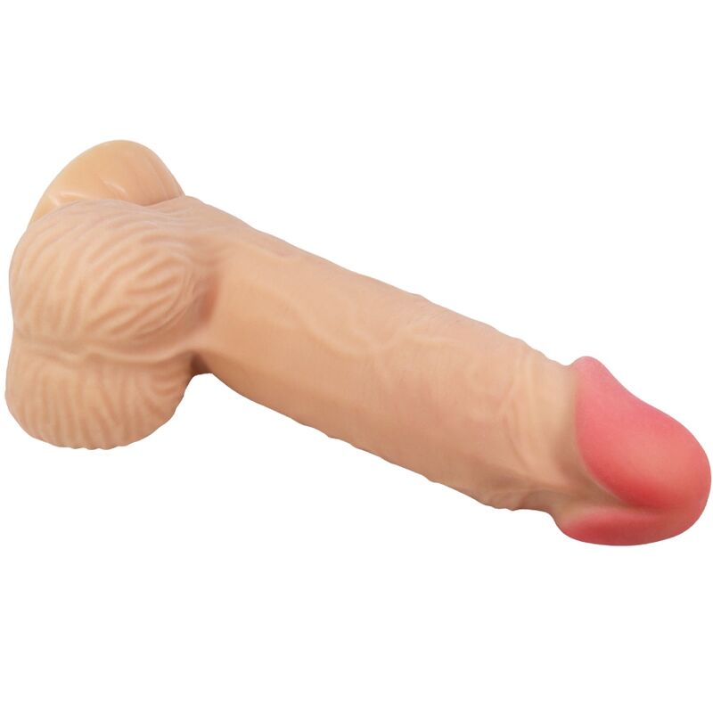 PRETTY LOVE - SLIDING SKIN SERIES REALISTIC DILDO WITH SLIDING SKIN SUCTION CUP 20.6 CM - Kink&Play