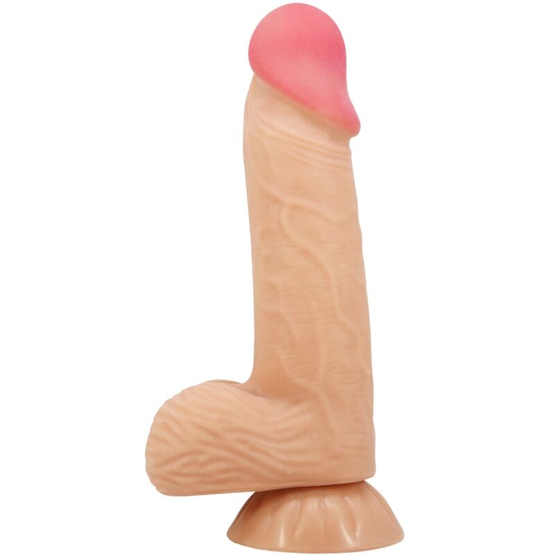 PRETTY LOVE - SLIDING SKIN SERIES REALISTIC DILDO WITH SLIDING SKIN SUCTION CUP 20.6 CM - Kink&Play