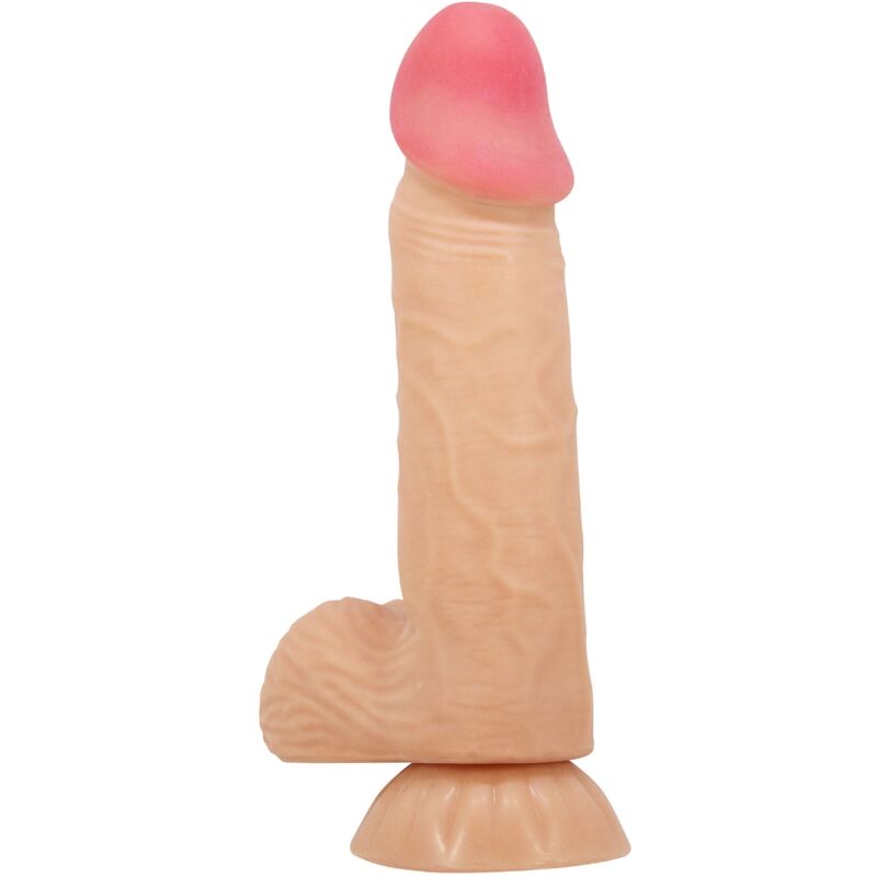 PRETTY LOVE - SLIDING SKIN SERIES REALISTIC DILDO WITH SLIDING SKIN SUCTION CUP 20.6 CM - Kink&Play