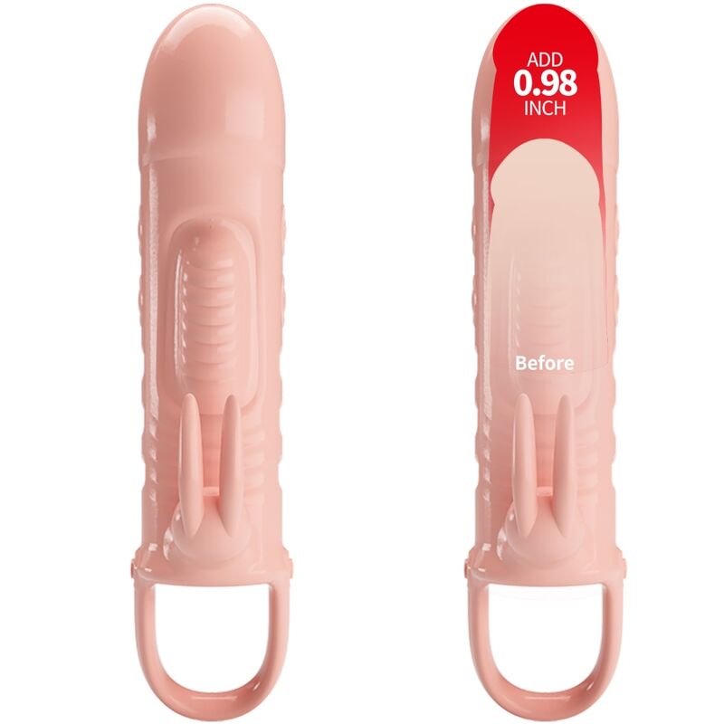 PRETTY LOVE - SLOANE NATURAL RABBIT PENIS SHEATH - Kink&Play