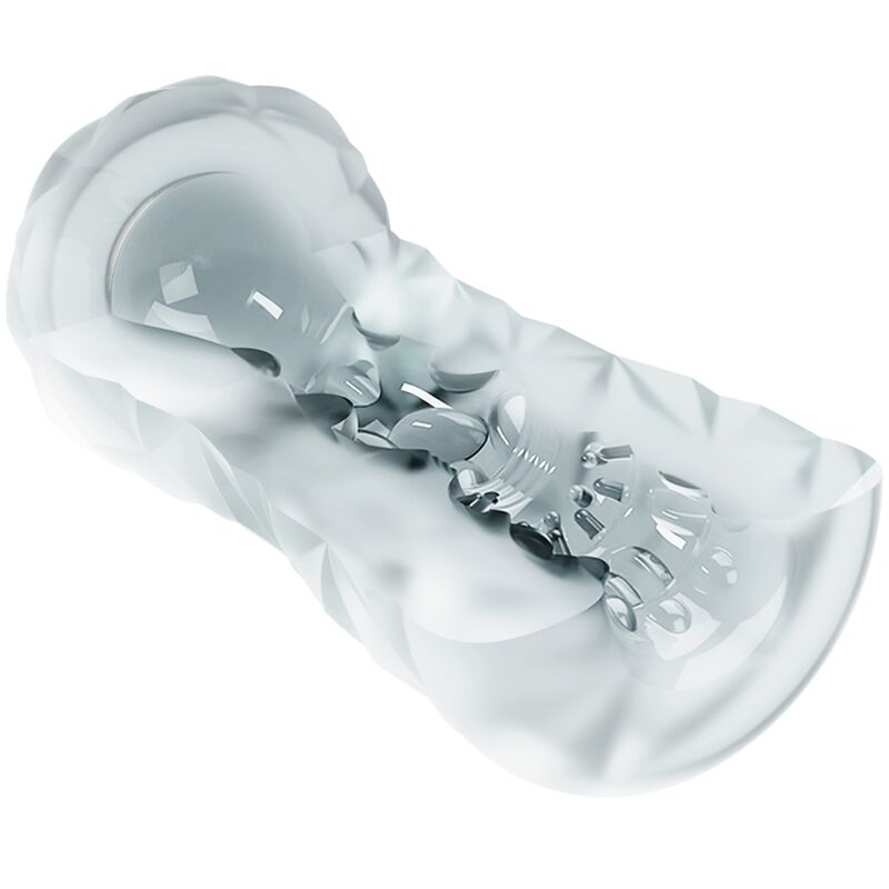 PRETTY LOVE - SMALL MASTURBATOR WITH BLUE SPIRALS - Kink&Play