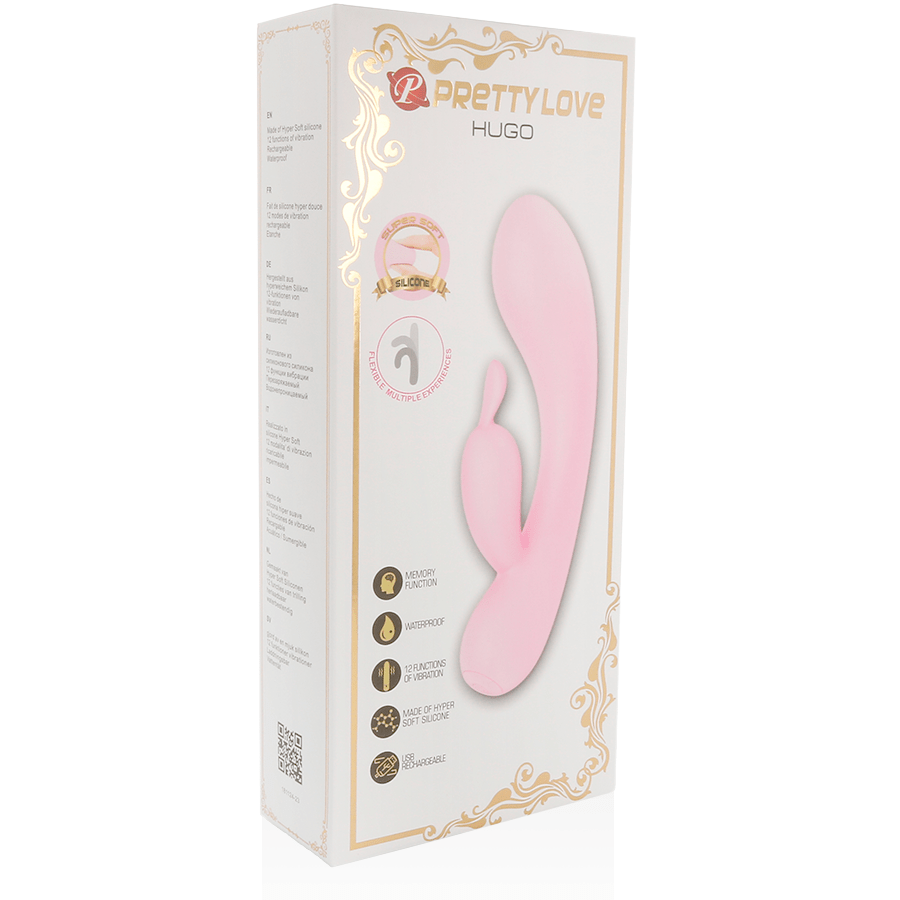 PRETTY LOVE - SMART HUGO RABBIT VIBRATOR WITH EARS - Kink&Play