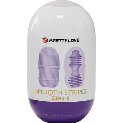 PRETTY LOVE - SMOOTH STRIPES CUPID MASTURBATOR EGG - Kink&Play
