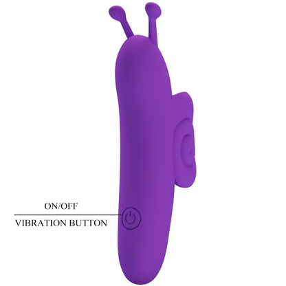 PRETTY LOVE - SNAIL POWERFUL PURPLE FINGER STIMULATOR - Kink&Play