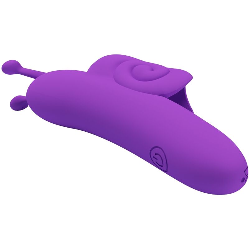 PRETTY LOVE - SNAIL POWERFUL PURPLE FINGER STIMULATOR - Kink&Play