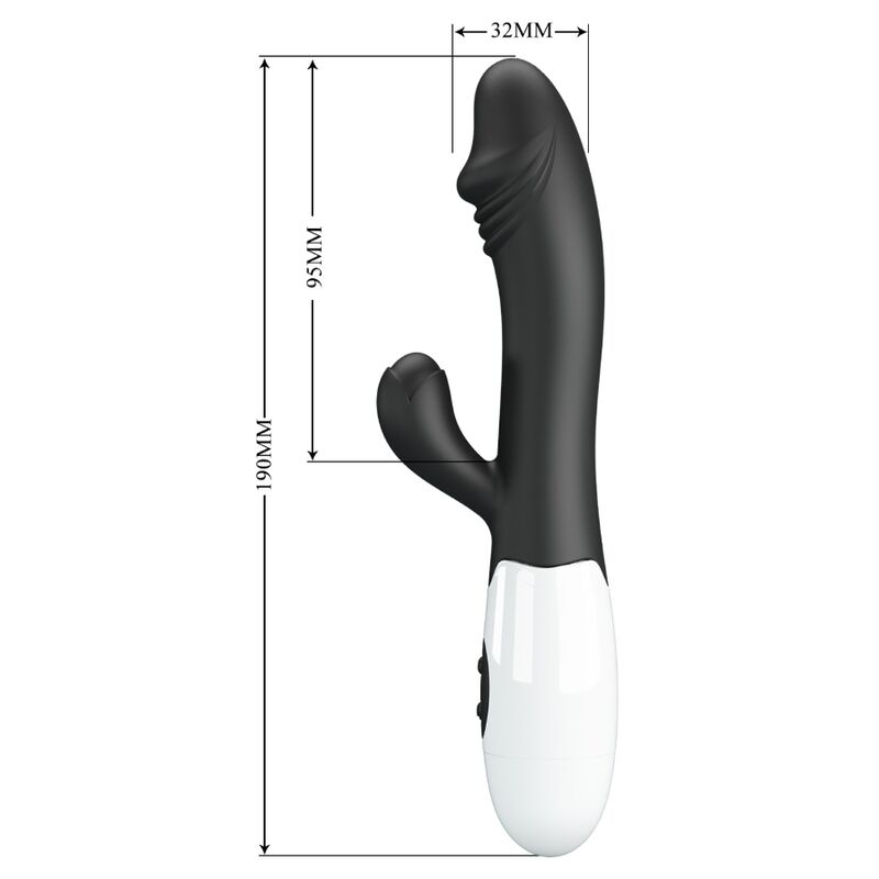 PRETTY LOVE - SNAPPY G - SPOT VIBRATOR BLACK - Kink&Play