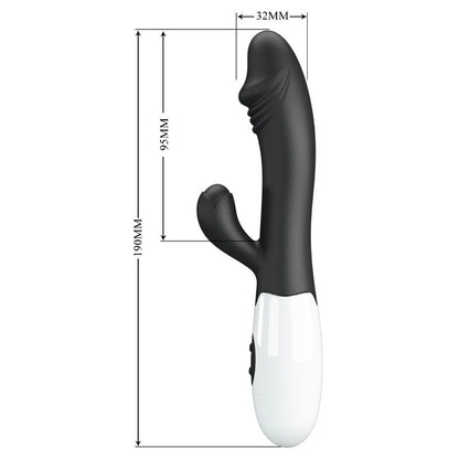 PRETTY LOVE - SNAPPY G - SPOT VIBRATOR BLACK - Kink&Play