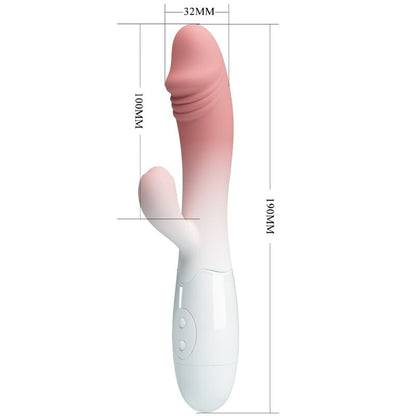 PRETTY LOVE - SNAPPY RABBIT VIBRATOR 30 VIBRATIONS PINK - Kink&Play