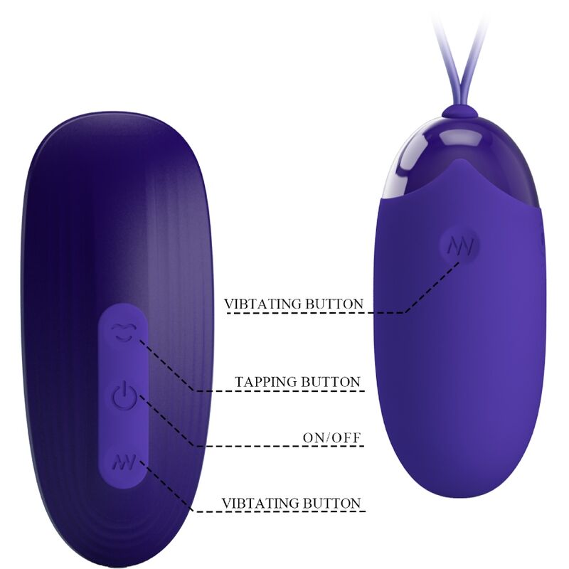 PRETTY LOVE - STIMULATOR AND PORTABLE EGG - Kink&Play