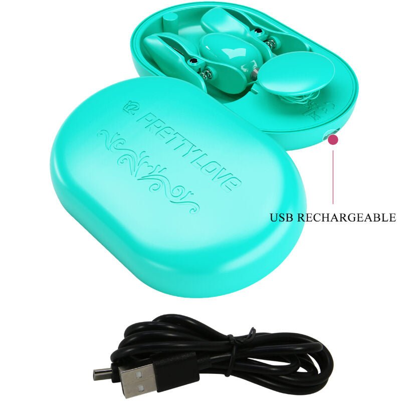 PRETTY LOVE - SURPRISE BOX BLUE ELECTRO STIMULATION TWEEZERS - Kink&Play