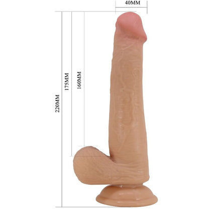 PRETTY LOVE - TALLEN REALISTIC DILDO 22 CM FLESH - Kink&Play