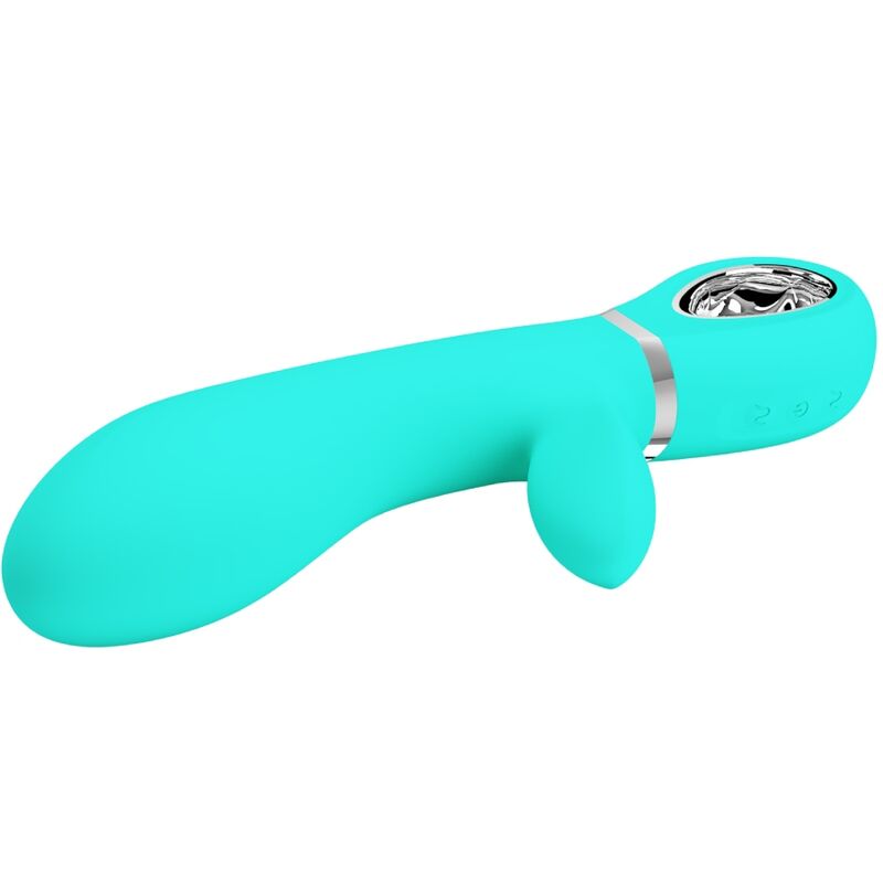 PRETTY LOVE - THOMAS MULTIFUNCTION G - SPOT VIBRATOR AQUA GREEN - Kink&Play