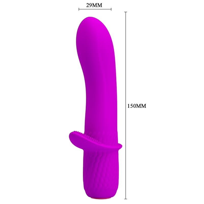 PRETTY LOVE - TROY PURPLE RECHARGEABLE VIBRATOR - Kink&Play