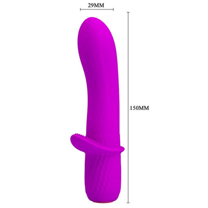 PRETTY LOVE - TROY PURPLE RECHARGEABLE VIBRATOR - Kink&Play