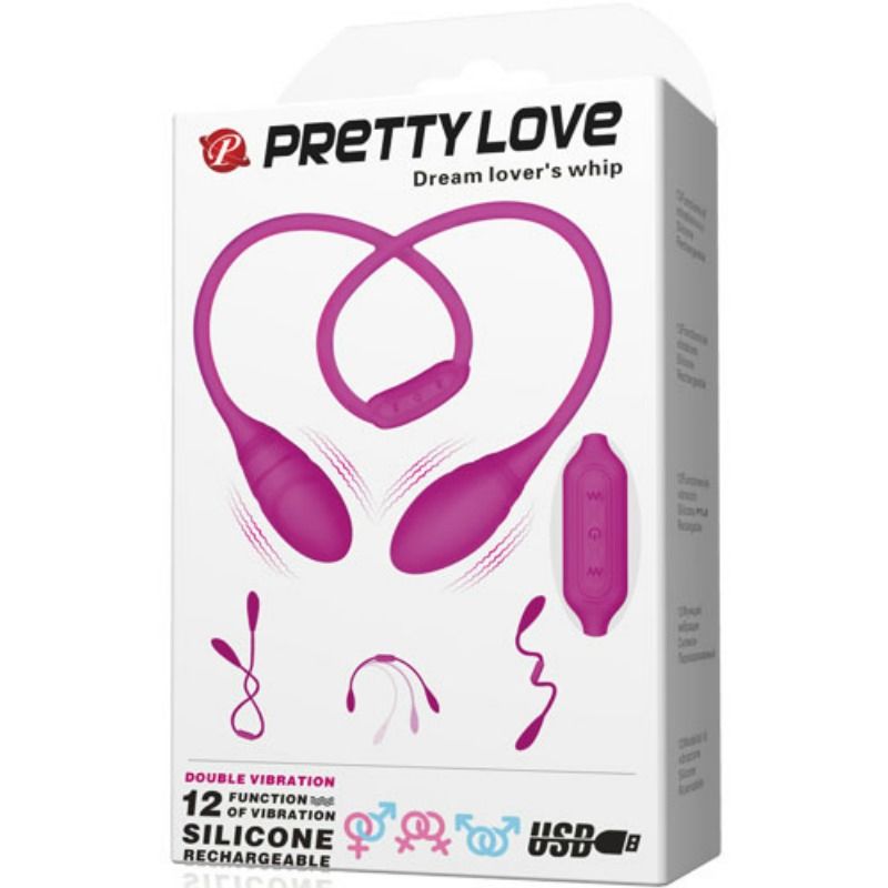 PRETTY LOVE - UNISEX STIMULATOR DREAM LOVERS WHIP - Kink&Play