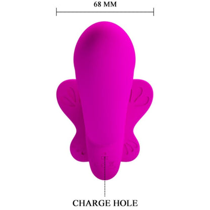 PRETTY LOVE - VALERIE DOUBLE STRAP - ON VIBRATOR 12 VIBRATIONS PURPLE - Kink&Play