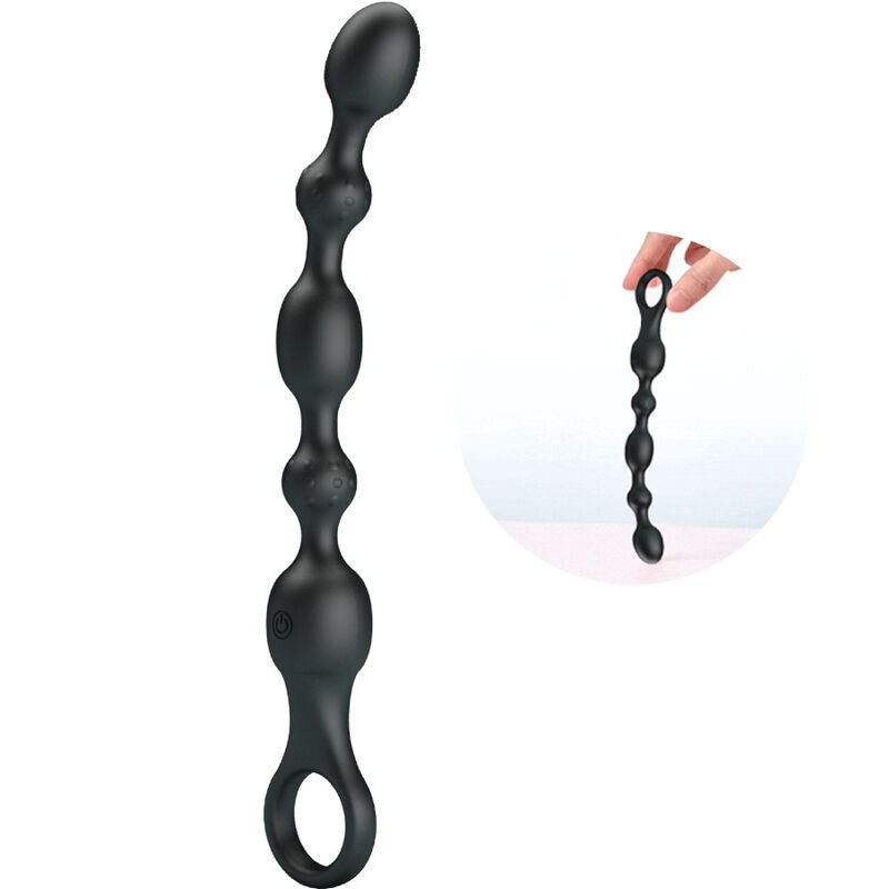 PRETTY LOVE - VAN ANAL BALLS 10 VIBRATIONS RECHARGEABLE SILICONE - Kink&Play
