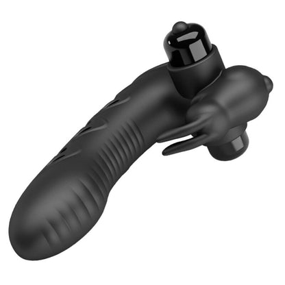 PRETTY LOVE - VANCE BLACK RABBIT VIBRATOR FINGER COVER - Kink&Play
