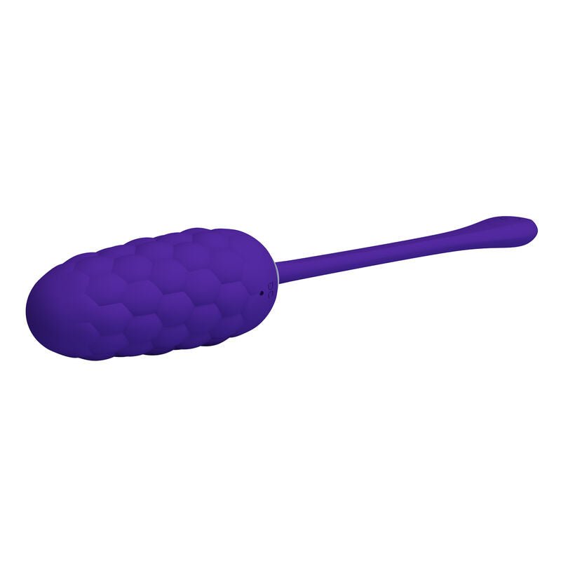 PRETTY LOVE - VIBRATING EGG WITH PURPLE RECHARGEABLE MARINE TEXTURE - Kink&Play