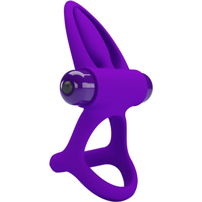 PRETTY LOVE - VIBRATOR RING 10 VIBRATIONS VIOLET SILICONE - Kink&Play