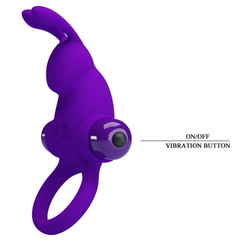 PRETTY LOVE - VIBRATOR RING I RABBIT FOR PURPLE PENIS - Kink&Play