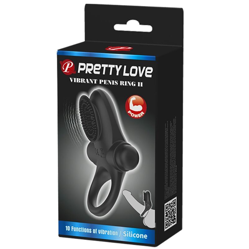 PRETTY LOVE - VIBRATOR RING II FOR THE BLACK PENIS - Kink&Play
