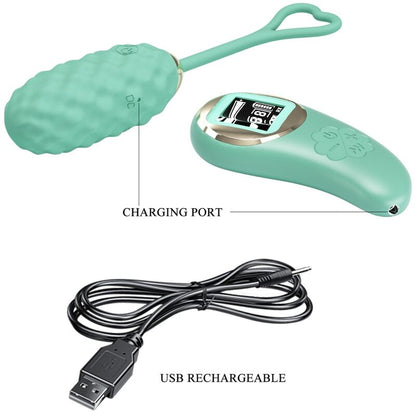 PRETTY LOVE - VIVIAN GREEN REMOTE CONTROL VIBRATING EGG - Kink&Play