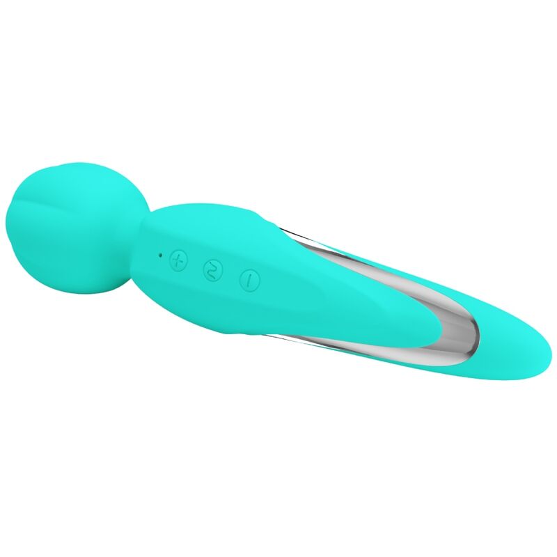 PRETTY LOVE - WALTER VIBRATOR WAND AQUA GREEN - Kink&Play