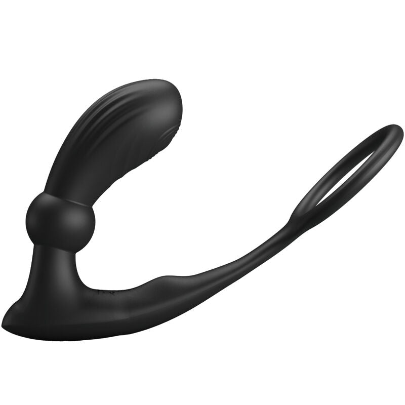 PRETTY LOVE - WARREN BLACK ANAL RING & VIBRATOR - Kink&Play