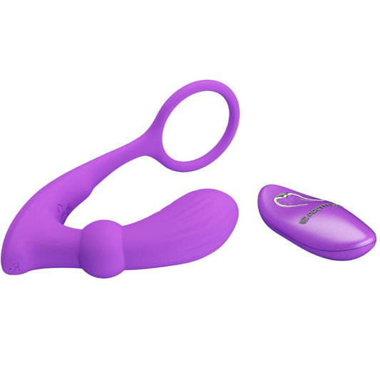 PRETTY LOVE - WARREN VIOLET ANAL RING & VIBRATOR - Kink&Play