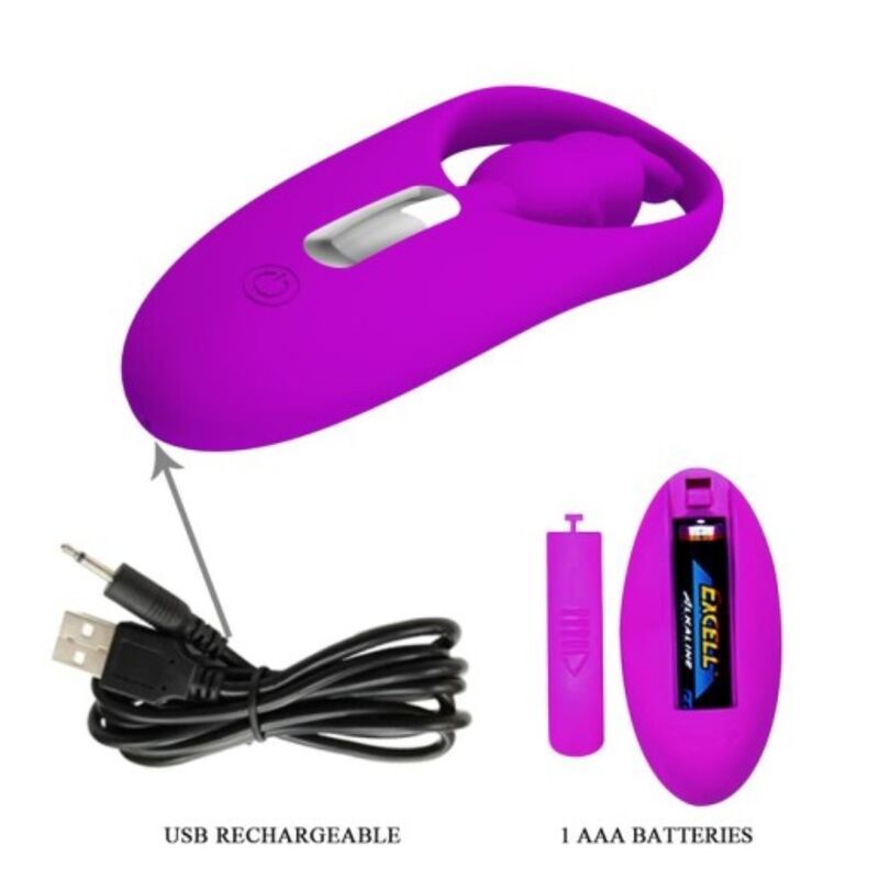 PRETTY LOVE - WILD RABBIT STIMULATOR FOR PANTIES WITH REMOTE CONTROL LILAC - Kink&Play