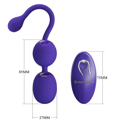 PRETTY LOVE - WILLIE YOUTH REMOTE CONTROL BALLS & VIOLET VIBRATION - Kink&Play