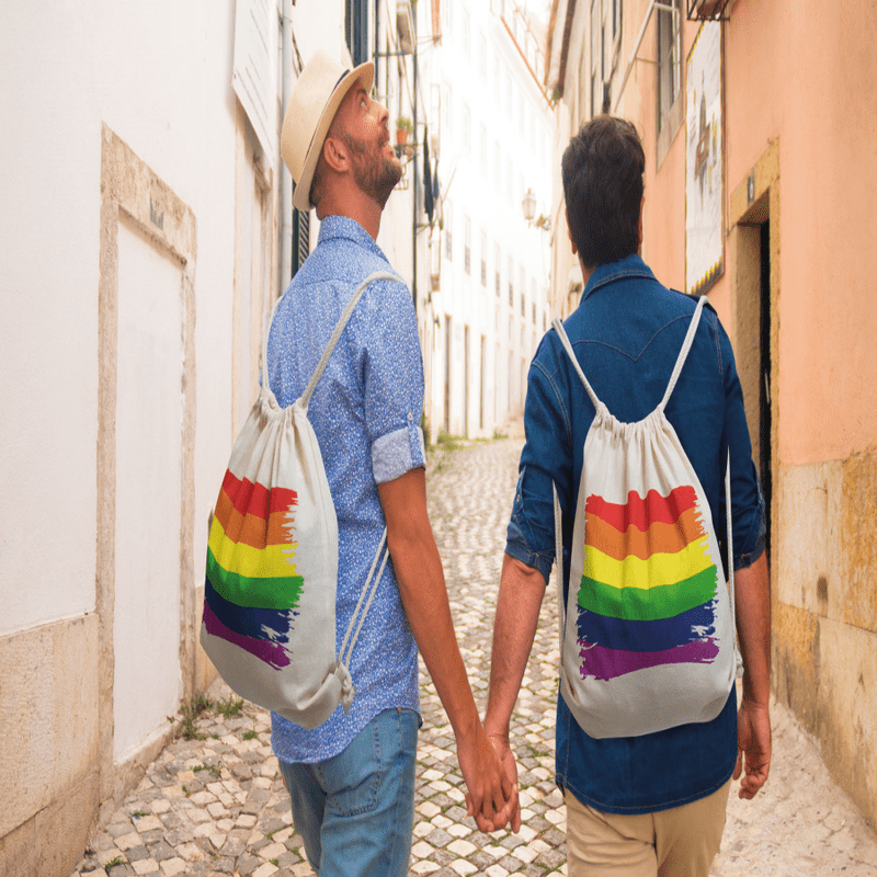 PRIDE - COTTON LGBT FLAG BACKPACK - Kink&Play