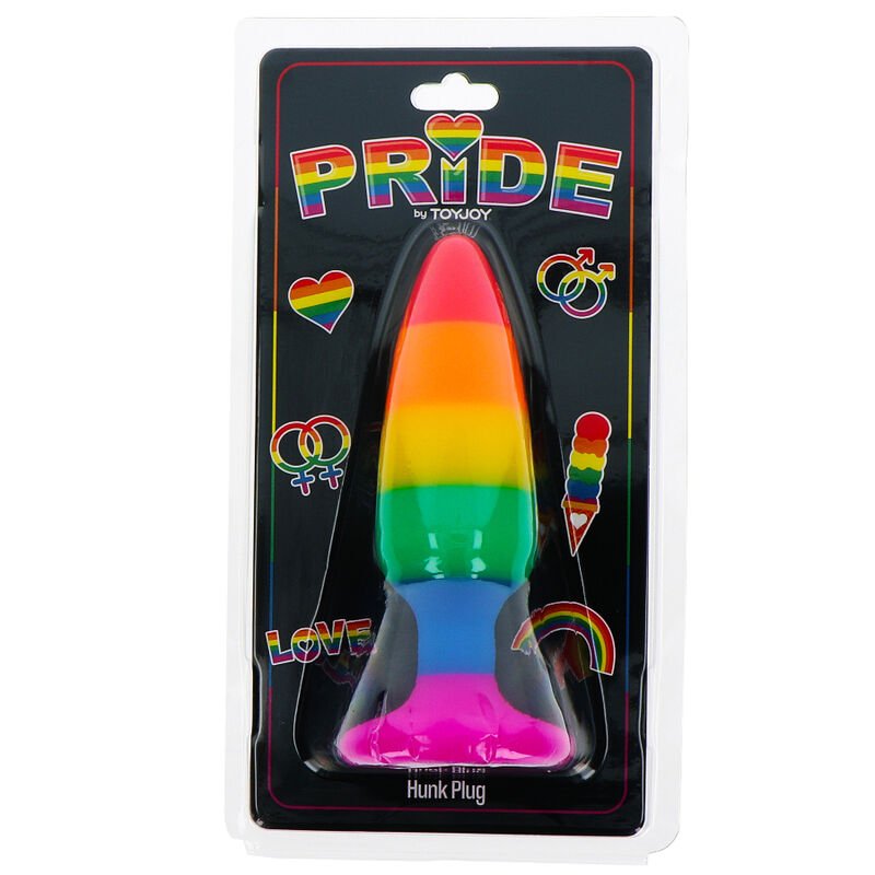 PRIDE - LGBT FLAG PLUG HUNK 10.5 CM - Kink&Play