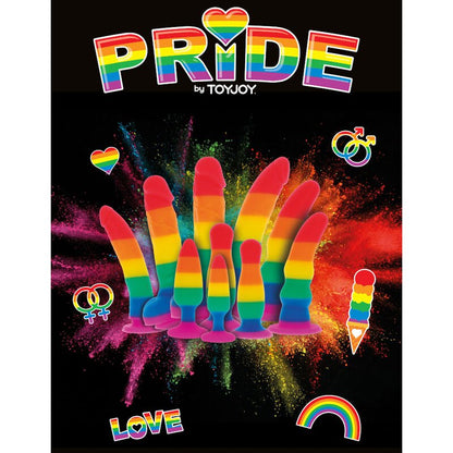 PRIDE - LGBT FLAG PLUG HUNK 10.5 CM - Kink&Play