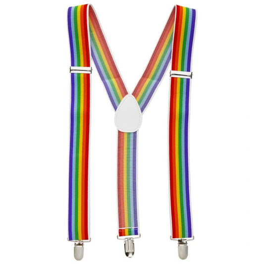 PRIDE - LGBT FLAG SUSPENDERS - Kink&Play