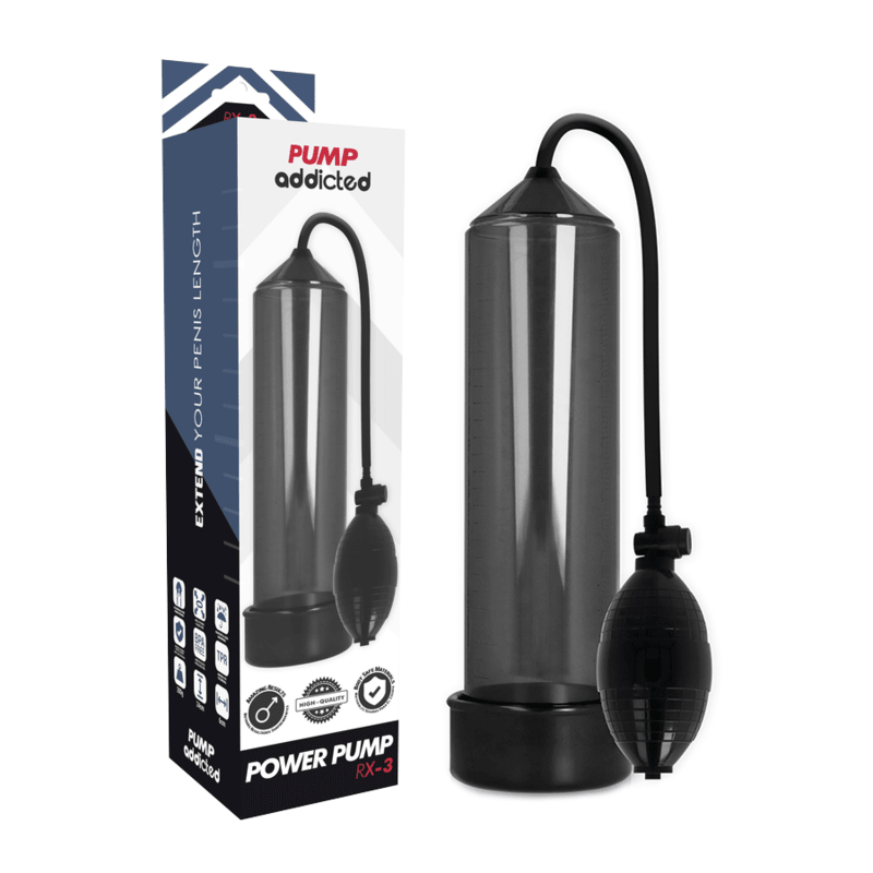 PUMP ADDICTED - RX3 TRANSPARENT - Kink&Play