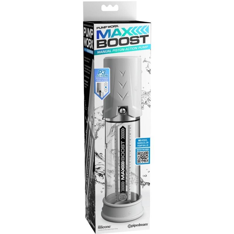 PUMP WORX - MAX BOOST WHITE - Kink&Play
