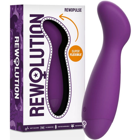 REWOLUTION - REWOPULSE FLEXIBLE VIBRATOR G - POINT STIMULATOR - Kink&Play